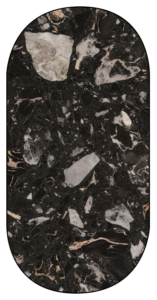 NERO PORTORO HONED  TERRAZZO