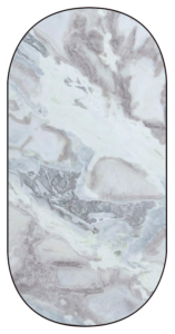 OYSTER WHITE  HONED MARBLE